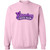 LDC Glitterbugs Cheer Mom Gildan Crewneck Pullover Sweatshirt