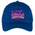 LDC Glitterbugs Cheer Dad 1 Port & Co 5-Panel Twill Cap