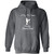 White Logo A Time to Dance Studios Dance Dad Gildan Pullover Hoodie