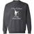 White Logo A Time to Dance Studios Dance Dad Gildan Crewneck Pullover Sweatshirt