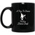 White Logo A Time to Dance Studios Dance Dad 11oz Black Mug