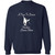 White Logo A Time to Dance Studios Dance Mom Gildan Crewneck Pullover Sweatshirt