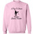 Black Logo A Time to Dance Studios Dance Teacher Gildan Crewneck Pullover Sweatshirt