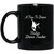 White Logo A Time to Dance Studios Dance Teacher 11oz Black Mug