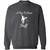 White Logo A Time to Dance Studios Staff Gildan Crewneck Pullover Sweatshirt