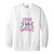 Love To Dance purple Garment-Dyed Adult Crewneck Sweatshirt