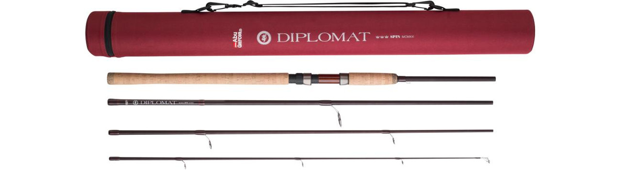 Abu Garcia 4 Piece 2.4m travel Spinning Rod - Jakeman Sports Abu Garcia 4 Piece 2.4m travel Spinning Rod - Jakeman Sports