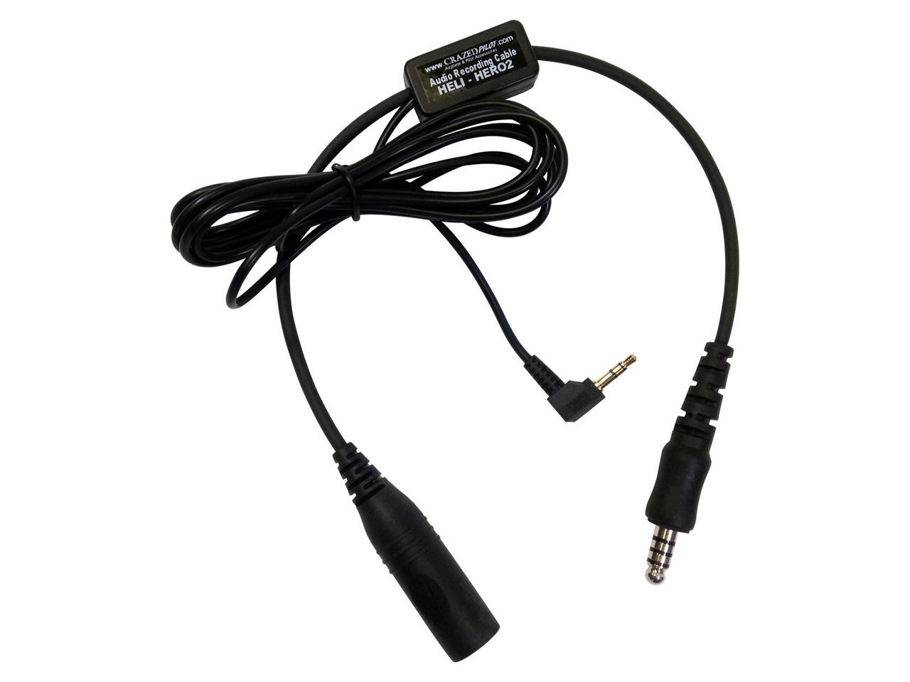 Helicopter Audio Recording Cable for GoPro HERO2 & 1/8