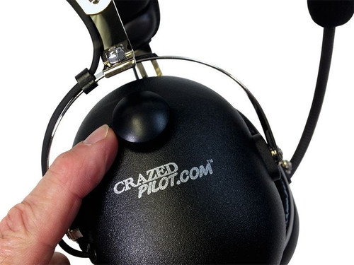 HEAD PILOT 専用 CRAZEDpilot CP-1 Stereo Aviation Pilot Headset for Aircraft