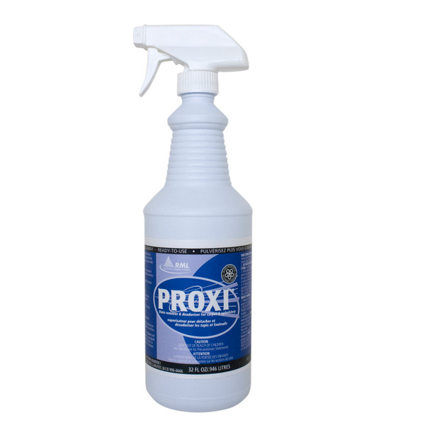 PROXY STAIN REMOVER AND DEODORIZER FOR CARPET AND UPHOLSTERY - 32 OZ PROXY STAIN REMOVER AND DEODORIZER FOR CARPET AND UPHOLSTERY - 32 OZ