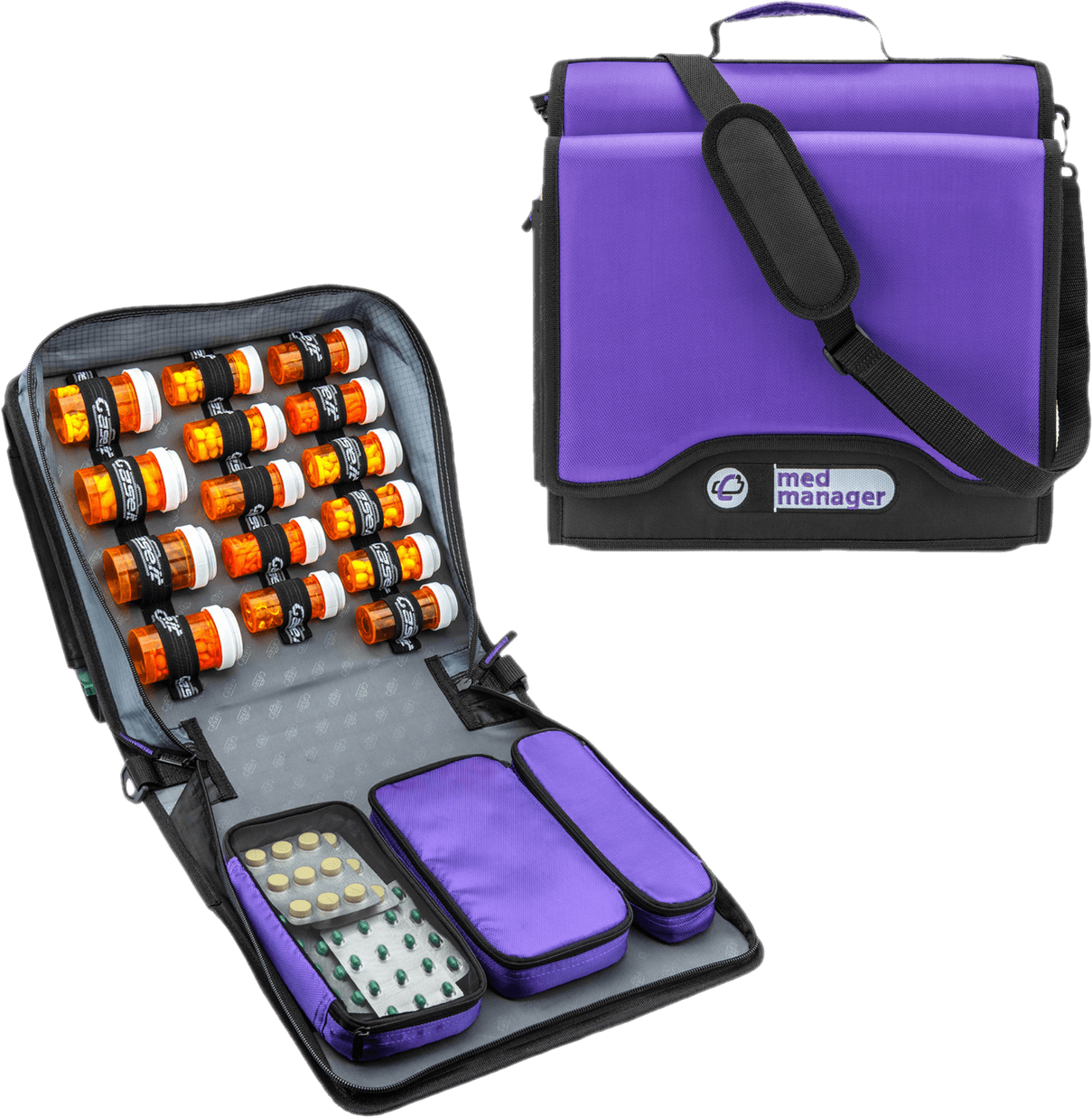 The Med Manager Medicine Supply Organizer with Insulin Cooler