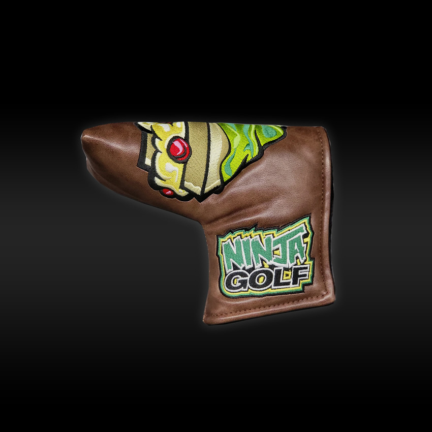 Pimento Sandwich Golf Club Putter Blade Headcover - Ninja Golf Co. - Logo Side
