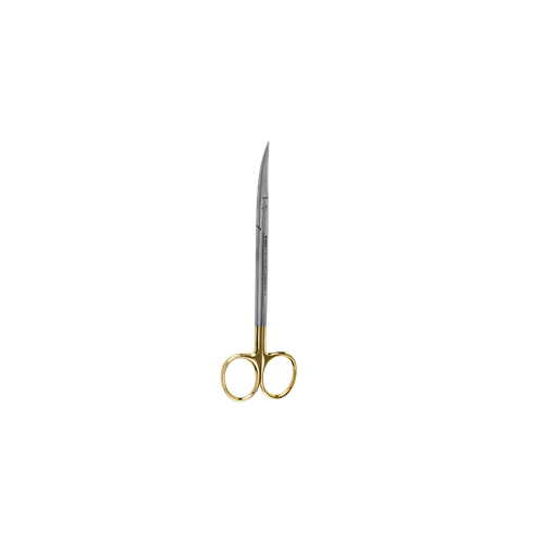 Surgical Gum Tissue Scissors Serrated T/C tips- Kelly Curved 16Cm