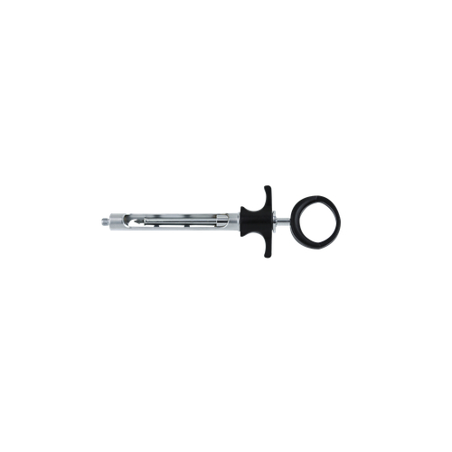 Syringe 1.8ML With Harpoon Black Handle