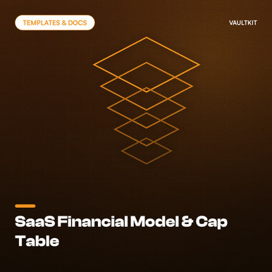 SaaS Financial Model & Cap Table