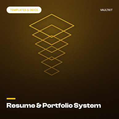 Resume & Portfolio System