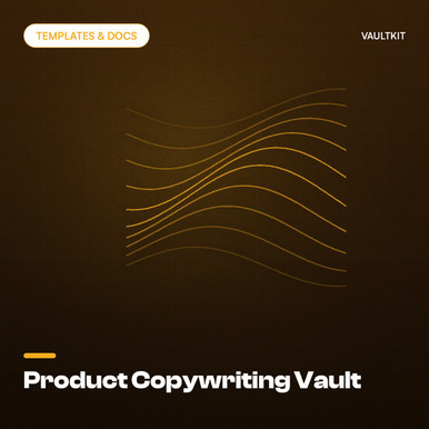 Product Copywriting Vault