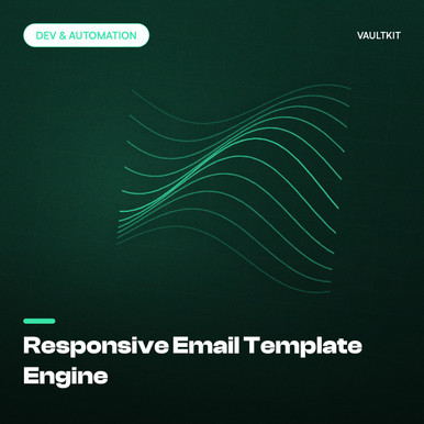 Responsive Email Template Engine