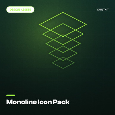 Monoline Icon Pack — 2,400 Icons