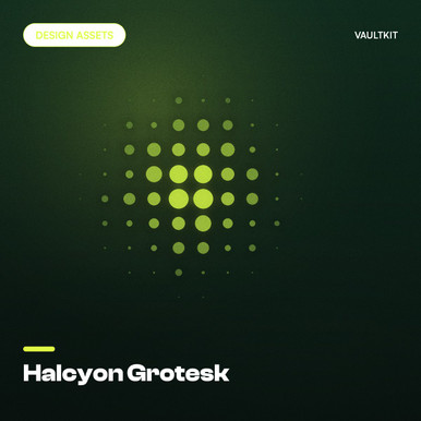 Halcyon Grotesk — Variable Typeface