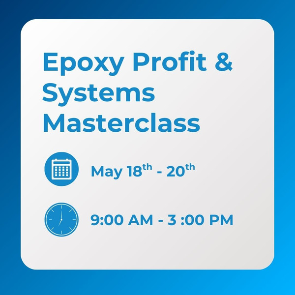 Epoxy Profit & Systems Masterclass