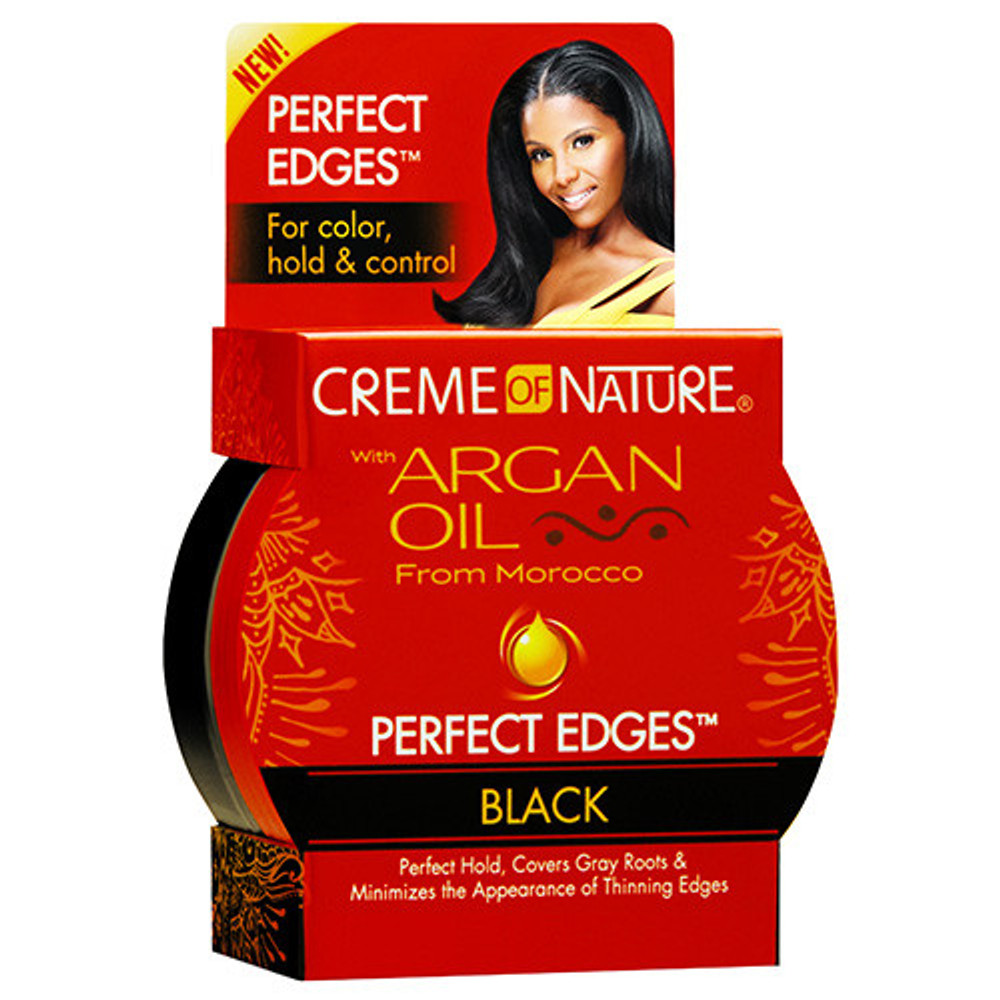Creme of Nature Argan Oil Perfect Edges Black 2.25 oz  Creme of Nature Argan Oil Perfect Edges Black 2.25 oz