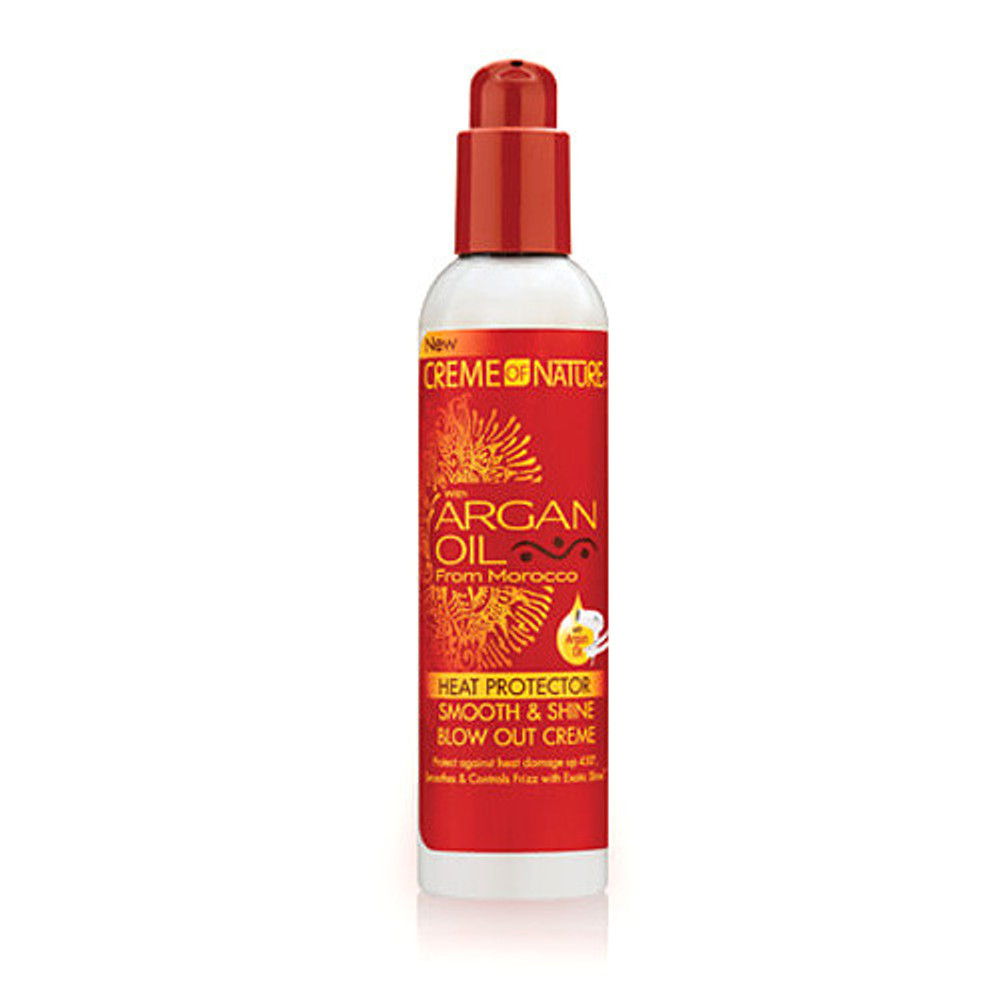 Creme of Nature Argan Oil Heat Protector Smooth & Shine Blowout Creme 7.6 oz Creme of Nature Argan Oil Heat Protector Smooth & Shine Blowout Creme 7.6 oz