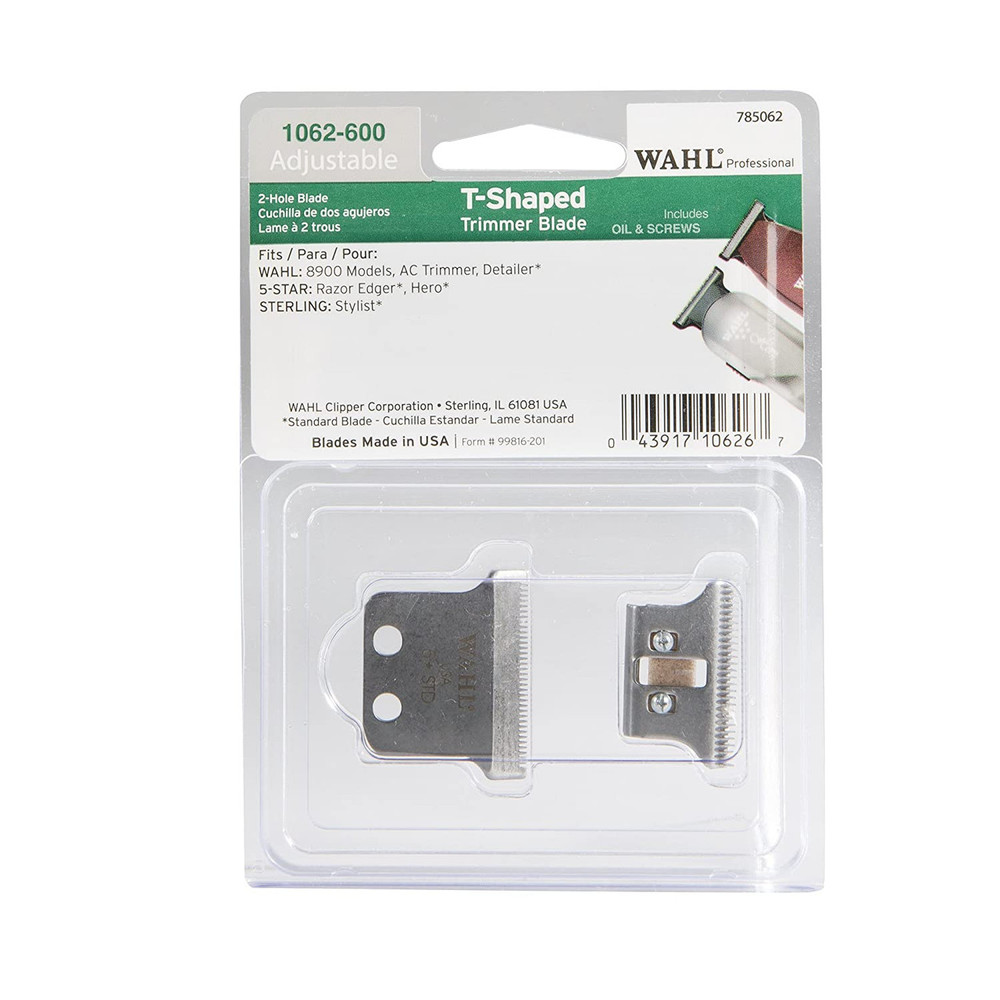 Wahl Professional Adjustable T Shaped Trimmer Blade 1062-600 Wahl Professional Adjustable T Shaped Trimmer Blade 1062-600