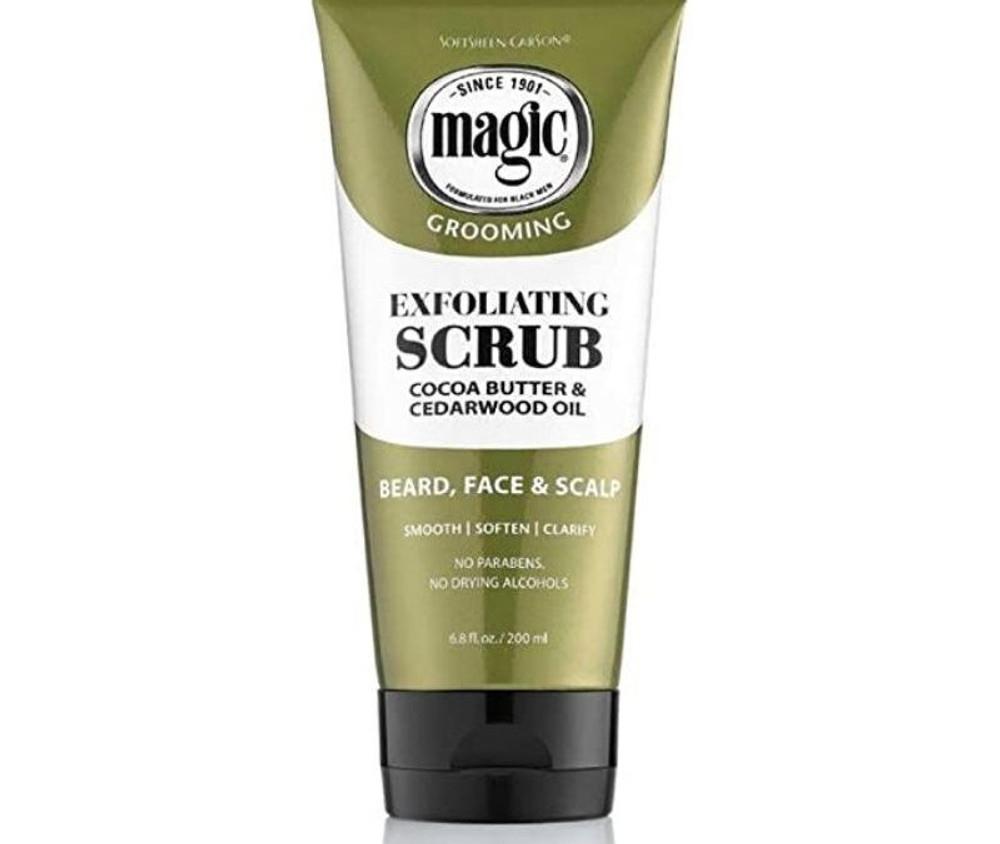 Magic Razorless Cream Shave Exfoliating Scrub Cocoa Butter & Cedarwood oil 6 oz Magic Razorless Cream Shave Exfoliating Scrub Cocoa Butter & Cedarwood oil 6 oz