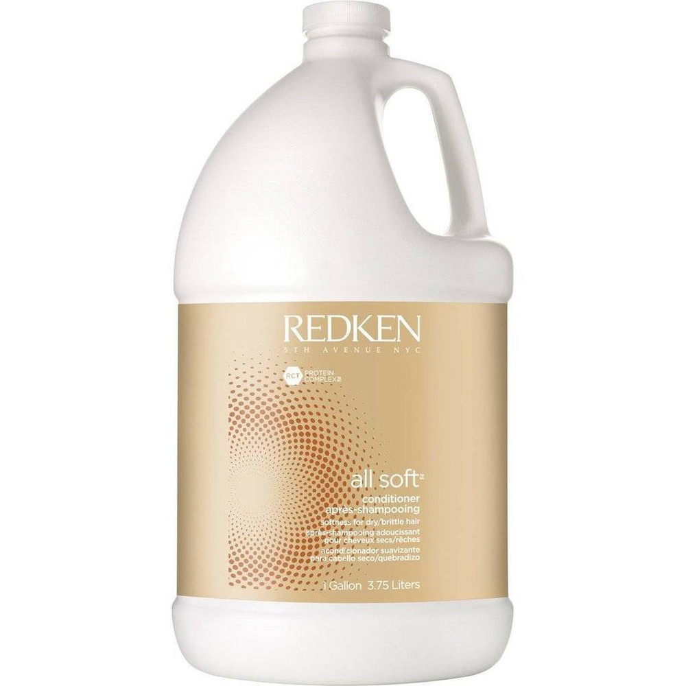 REDKEN All Soft Conditioner Gallon Softness for dry/brittle hair 128 oz. 