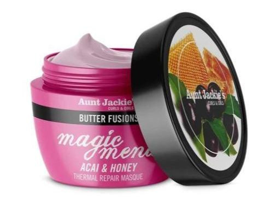 Aunt Jackie's magic mend Thermal Repair Masque - Acai & Honey 8 oz Aunt Jackie's magic mend Thermal Repair Masque - Acai & Honey 8 oz