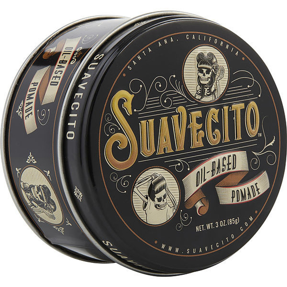 Suavecito Pomade Oil Based Great for slick styles 4 oz. Suavecito Pomade Oil Based Great for slick styles 4 oz.