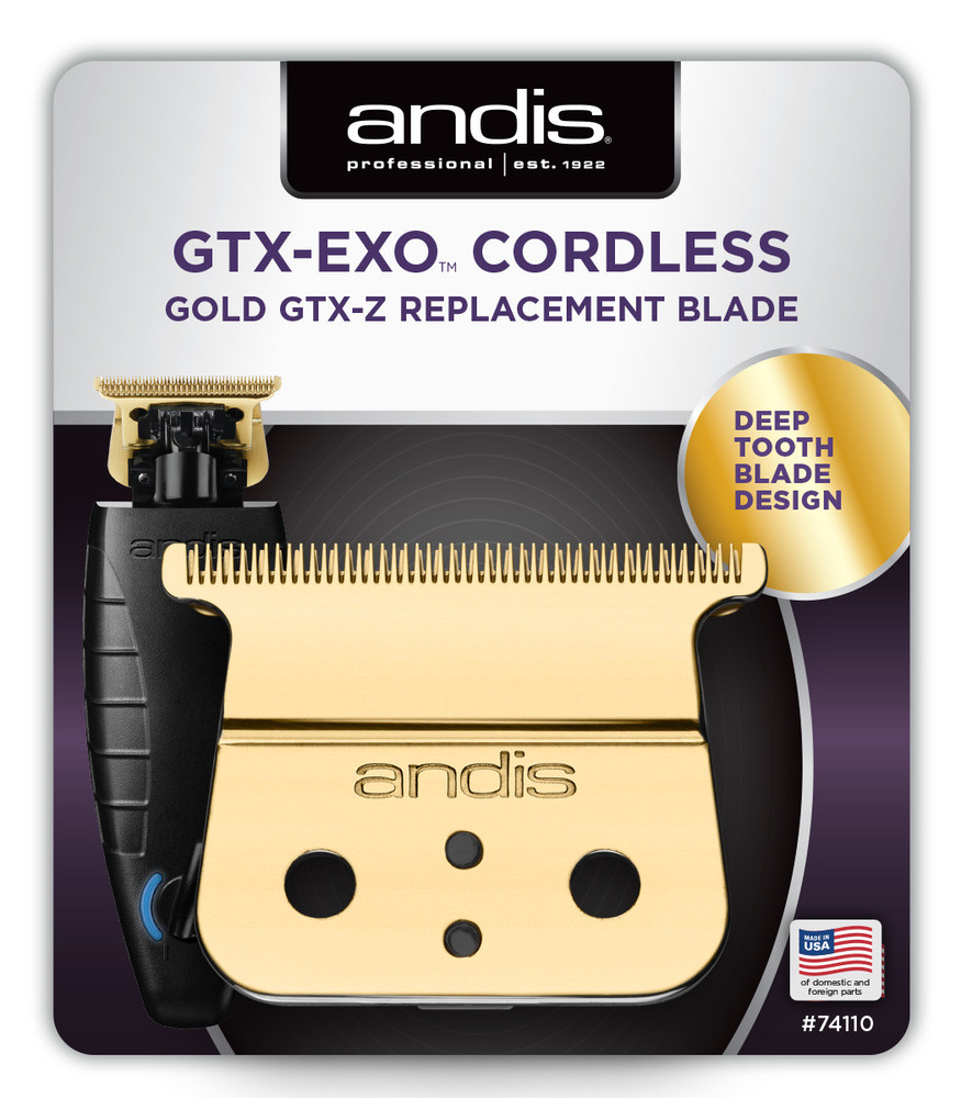 Andis 74110 GTX-EXO Cordless Gold GTX-Z Replacement Blade Deep Tooth Andis 74110 GTX-EXO Cordless Gold GTX-Z Replacement Blade Deep Tooth