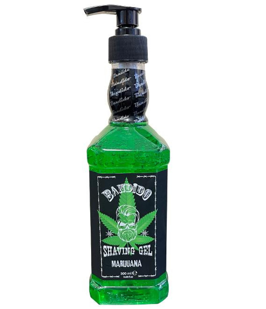 Bandido Transparent Shaving Gel Marijuana 16.9 oz.  Bandido Transparent Shaving Gel Marijuana 16.9 oz.