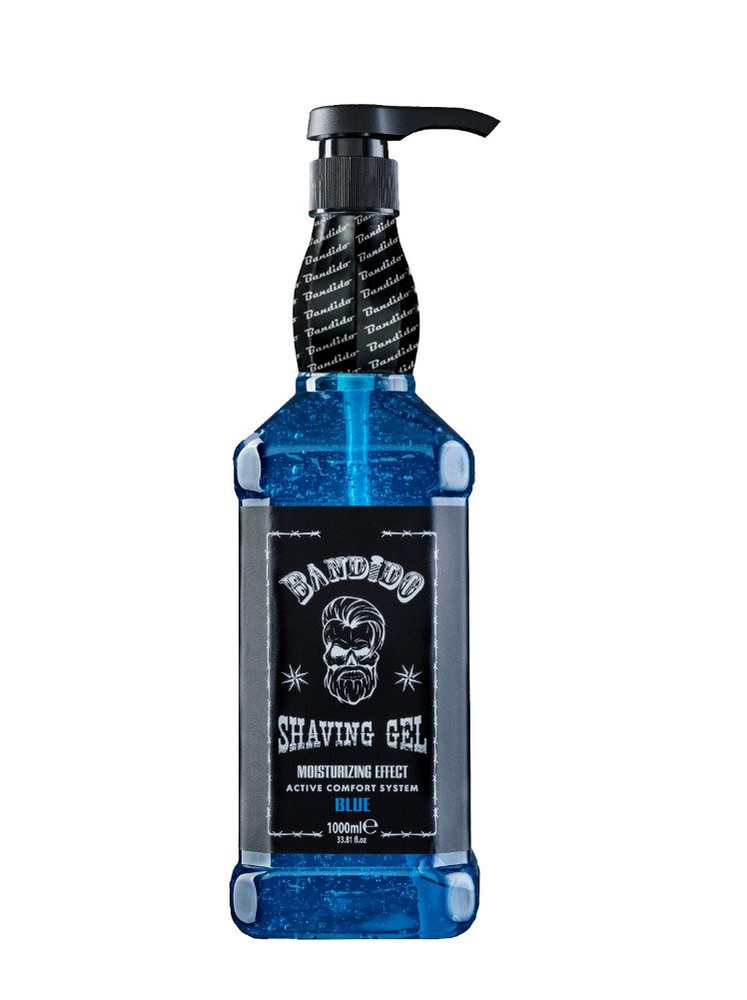 Bandido Blue Shaving Gel with Moisturizing Effect 33.81 oz.  Bandido Blue Shaving Gel with Moisturizing Effect 33.81 oz.