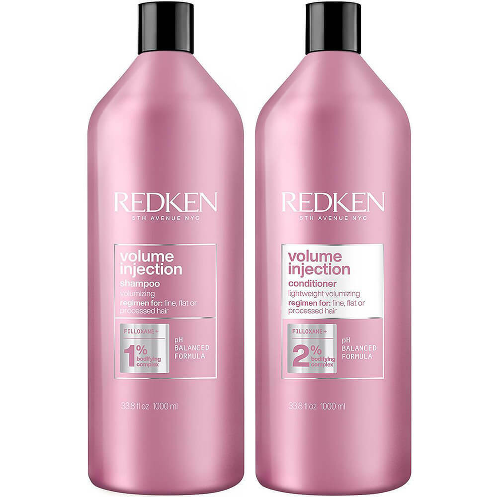 REDKEN Volume Injection Shampoo & Conditioner Duo 33.8 oz  REDKEN Volume Injection Shampoo & Conditioner Duo 33.8 oz