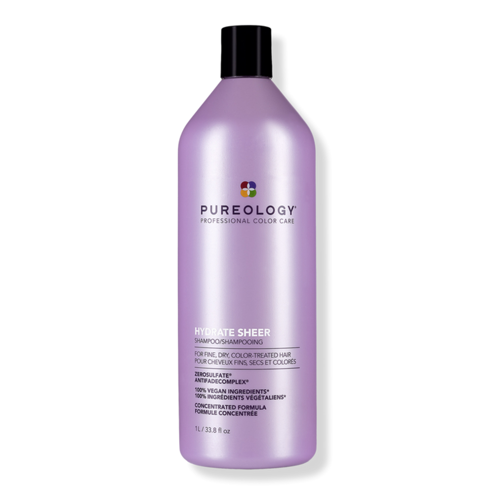 Pureology HYDRATE SHEER Shampoo for Color Treated Hair - 33.8 oz.  Pureology HYDRATE SHEER Shampoo for Color Treated Hair - 33.8 oz.