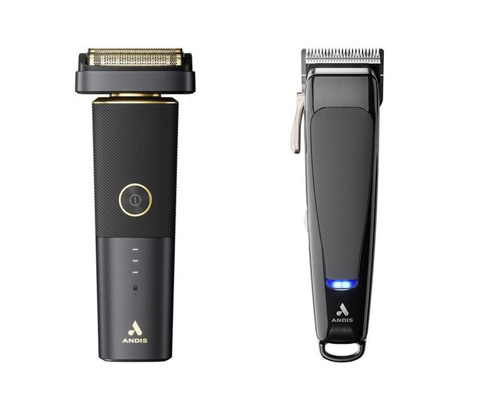 Andis Black reVITE Cordless Clipper and Andis reSurge Shaver Combo  Andis Black reVITE Cordless Clipper and Andis reSurge Shaver Combo