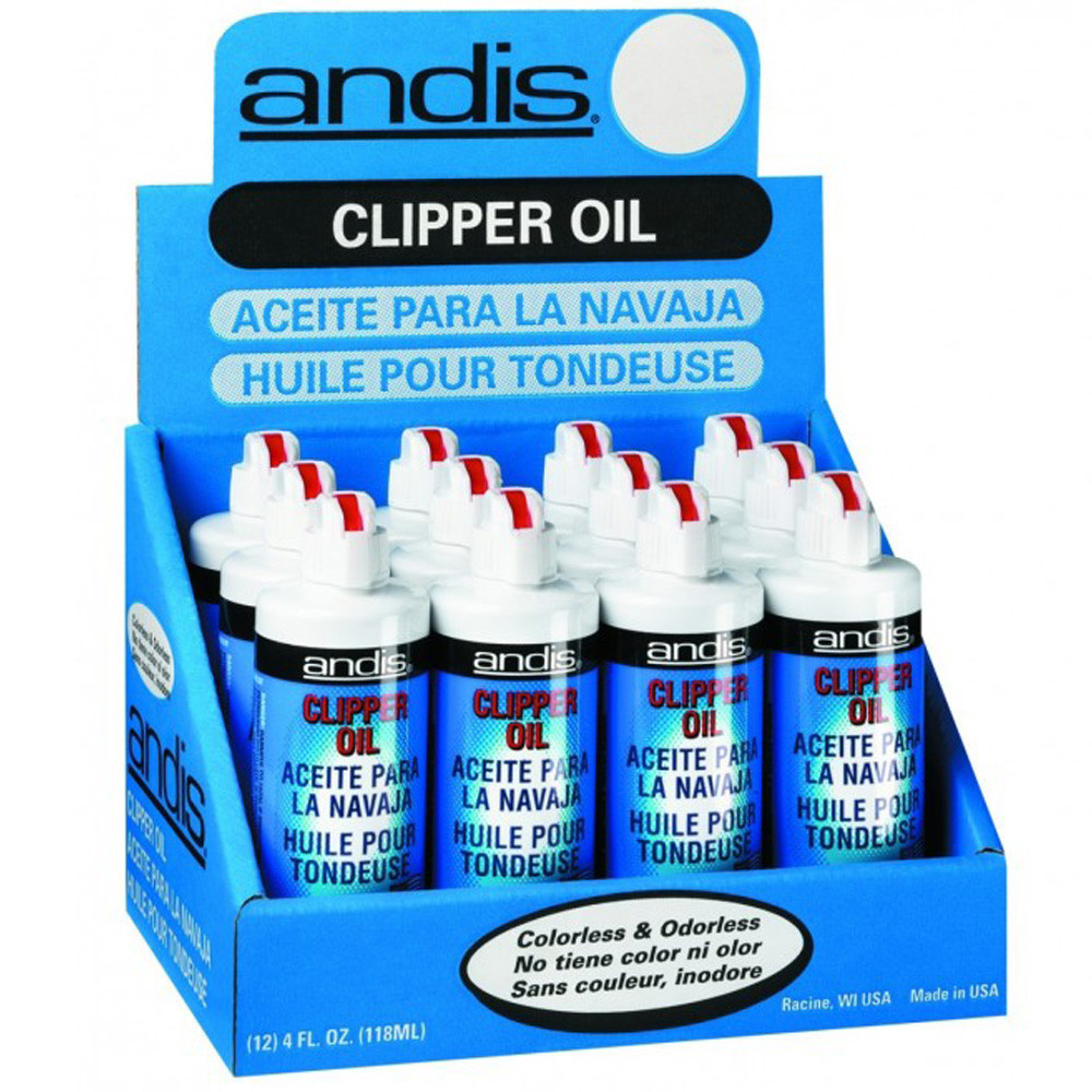 Andis Liquid Clipper oil 4 oz. in (12 Pack) Andis Liquid Clipper oil 4 oz. in (12 Pack)