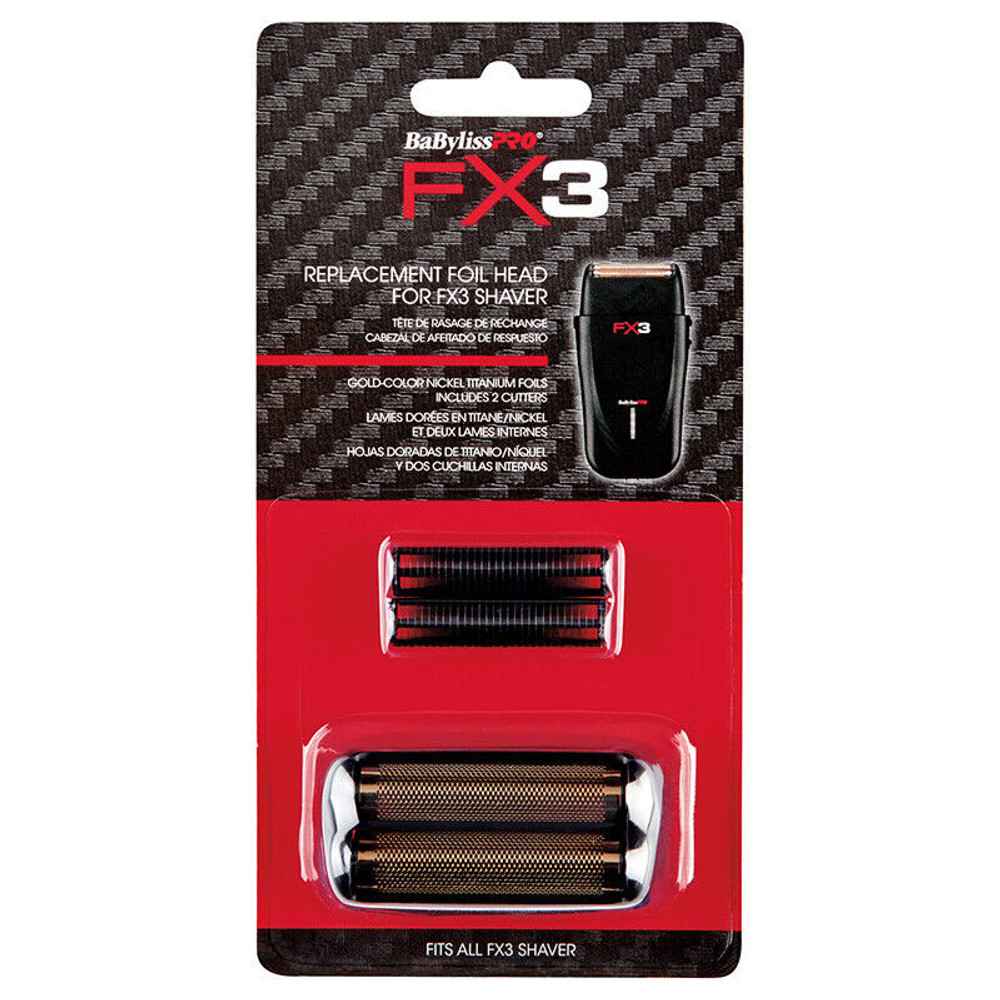 BaByliss Pro FX3 Black Shaver Replacement Foil and Cutter FXX3RFB BaByliss Pro FX3 Black Shaver Replacement Foil and Cutter FXX3RFB