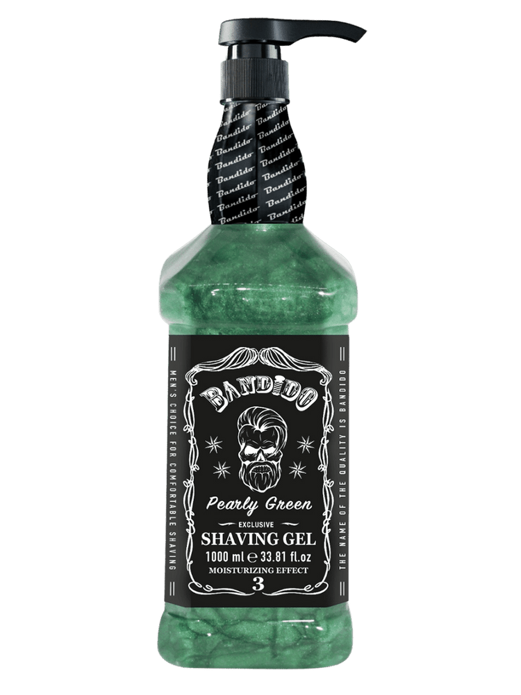 Bandido Pearly Green Shaving Gel 33.81 oz.  Bandido Pearly Green Shaving Gel 33.81 oz.