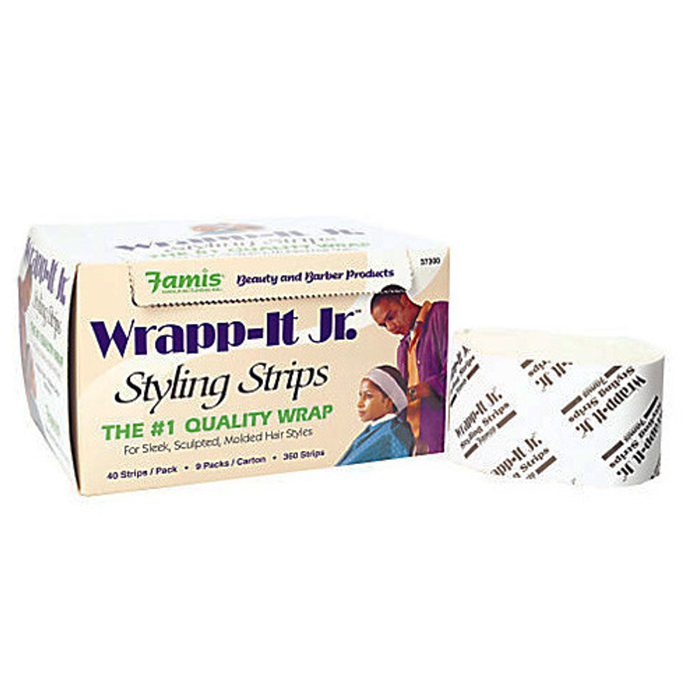 GRAHAM Wrap-It Jr. Styling Strips (White) 9 Packs of 40 Strips GRAHAM Wrap-It Jr. Styling Strips (White) 9 Packs of 40 Strips