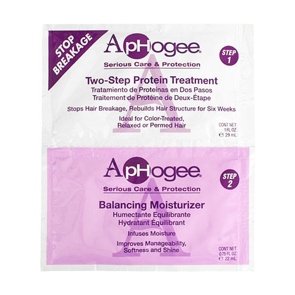 Aphogee Two-Step Protein Treatment & Balancing Moisturizer Twin Pack Aphogee Two-Step Protein Treatment & Balancing Moisturizer Twin Pack