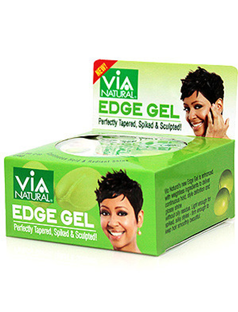Via Edge Gel Argan & Olive Oils Hold & Radiant Shine 2 oz Via Edge Gel Argan & Olive Oils Hold & Radiant Shine 2 oz