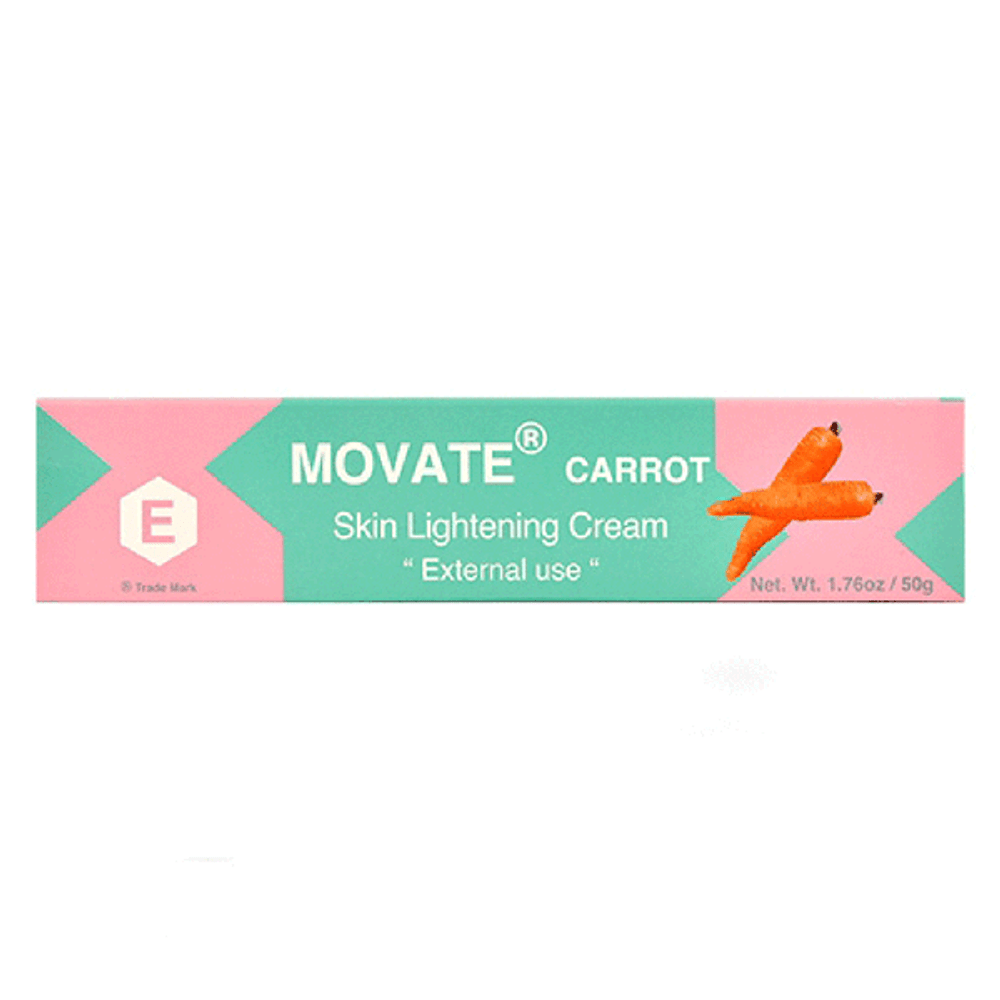 Movate Carrot Skin Lightening Cream 1.76 oz.  Movate Carrot Skin Lightening Cream 1.76 oz.