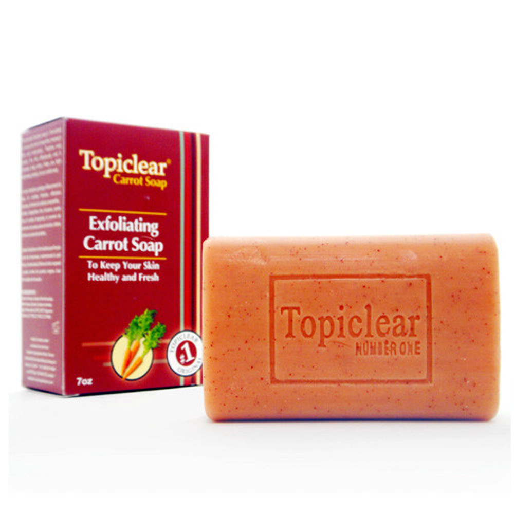Topiclear Carrot Treament Soap with Carrot Extract & Vitamin E & A 7 oz Topiclear Carrot Treament Soap with Carrot Extract & Vitamin E & A 7 oz