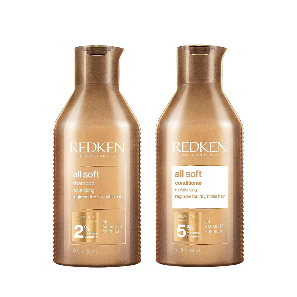 REDKEN All Soft Shampoo 10.1 oz & Conditioner 10.1 oz Combo Duo Set REDKEN All Soft Shampoo 10.1 oz & Conditioner 10.1 oz Combo Duo Set