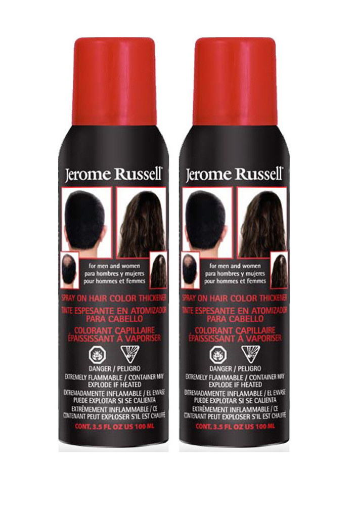 Jerome Russell Spray on Hair Color Thickener BROWN / BLONDE 2pc Deal Jerome Russell Spray on Hair Color Thickener BROWN / BLONDE 2pc Deal