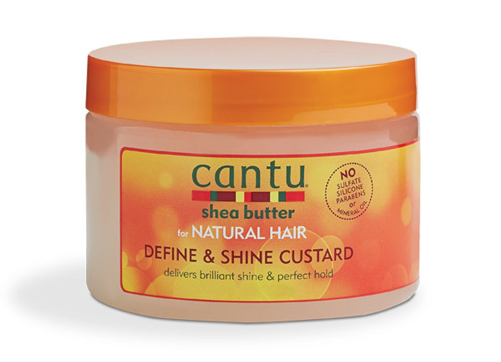 Cantu Shea Butter Natural Hair Define & Shine Custard 12 oz Cantu Shea Butter Natural Hair Define & Shine Custard 12 oz