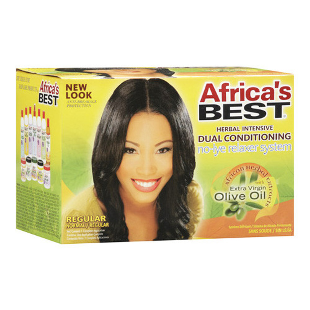 Africa's Best Dual Conditioning No-Lye Relaxer System Regular Africa's Best Dual Conditioning No-Lye Relaxer System Regular